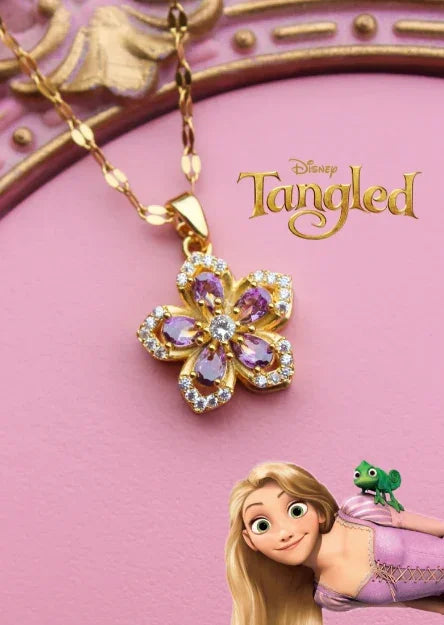 Spinning Flower Necklace