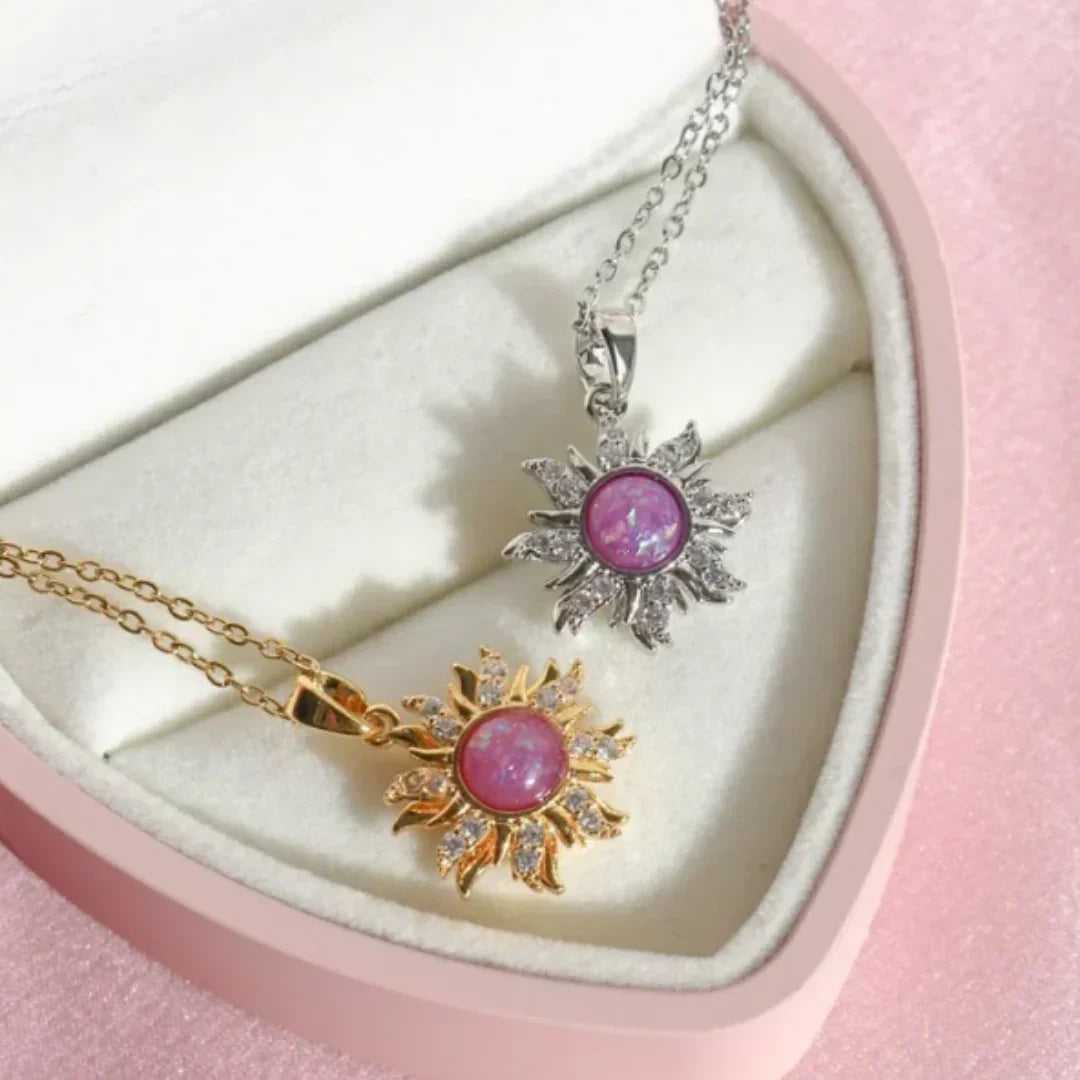 Rotating Rapunzel Sun Necklace
