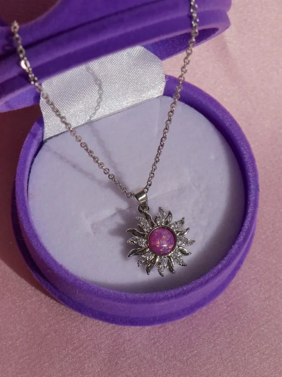 Rotating Rapunzel Sun Necklace