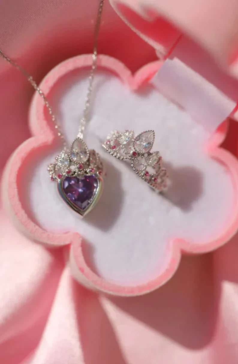 Princess Jewellery Set - Necklace and Ring