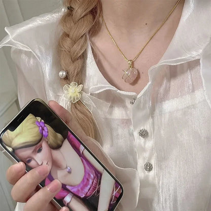 Barbie Necklace with Cubic Zirconia