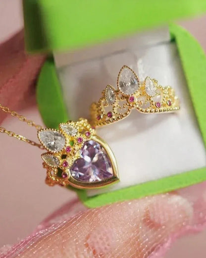 Princess Jewellery Set - Necklace and Ring