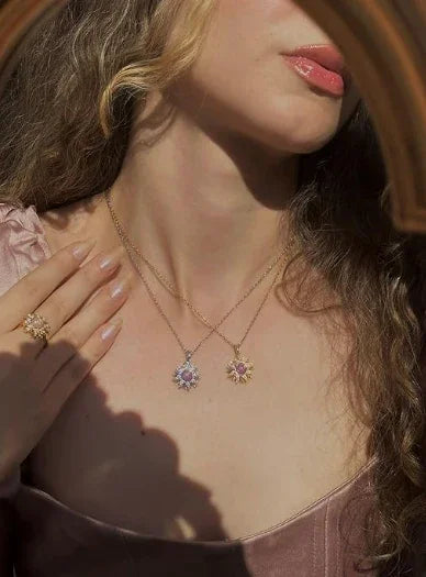 Rotating Rapunzel Sun Necklace